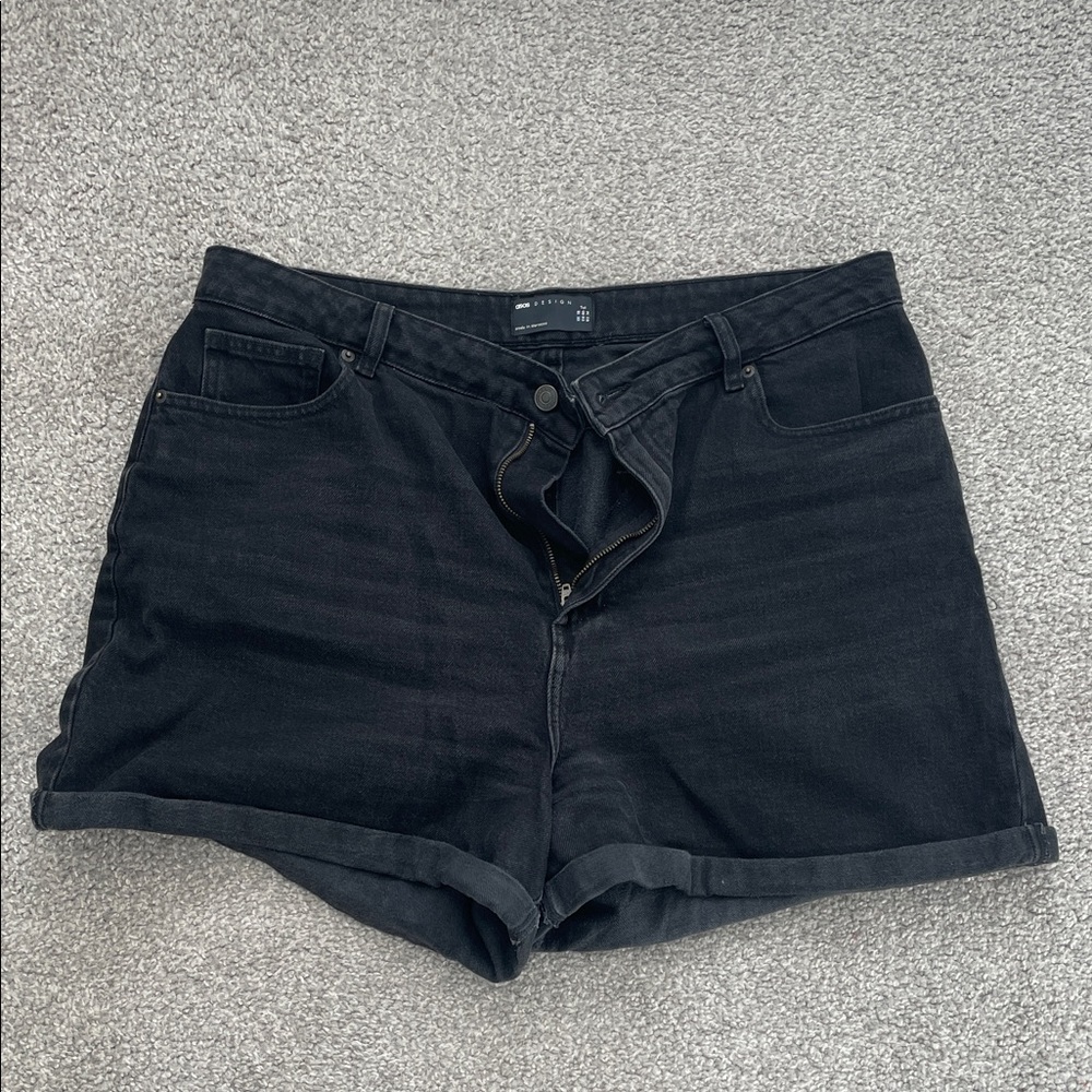 ASOS Black Jean Shorts